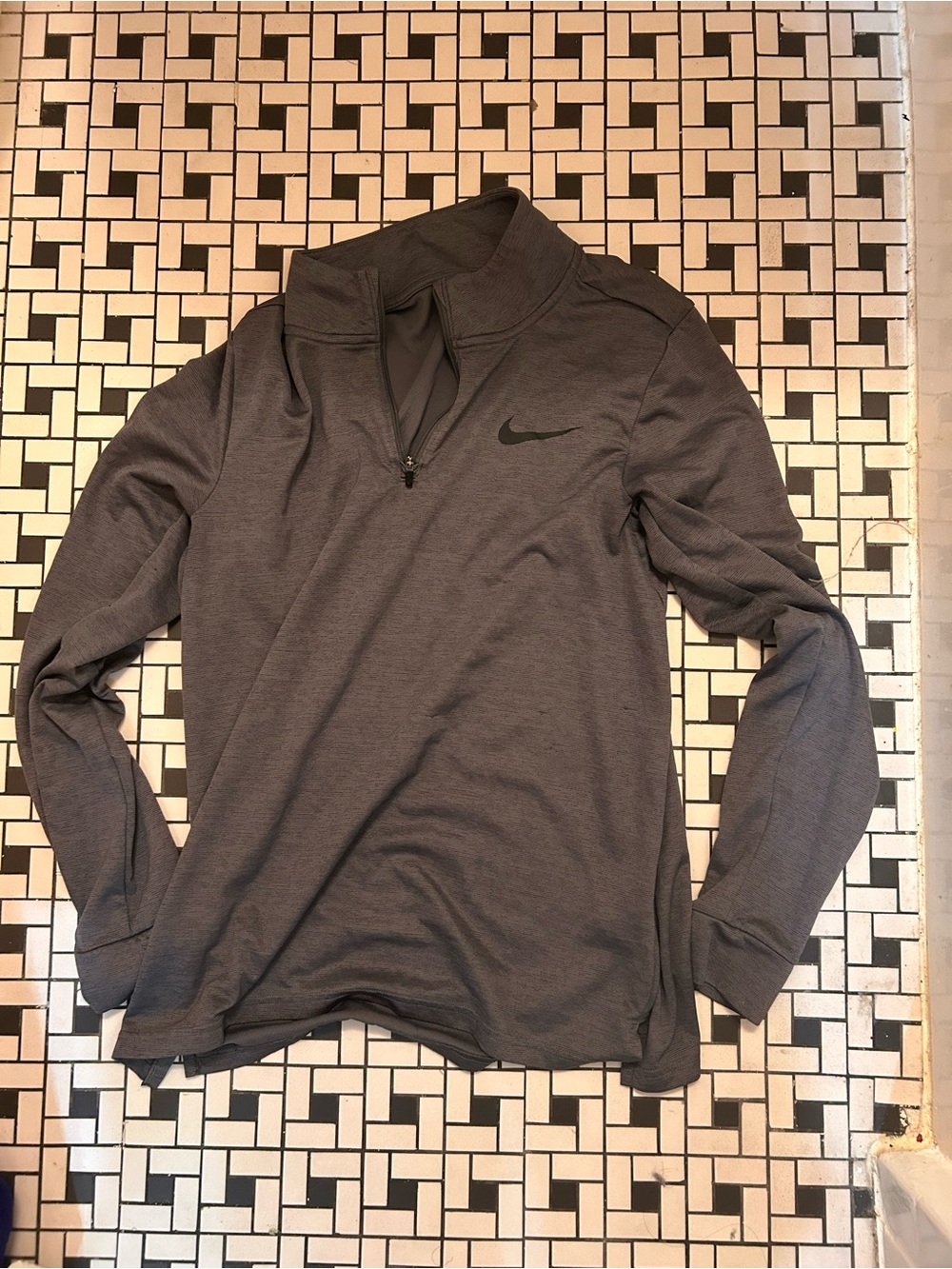Nike Men’s Charcoal Half-Zip Pullover